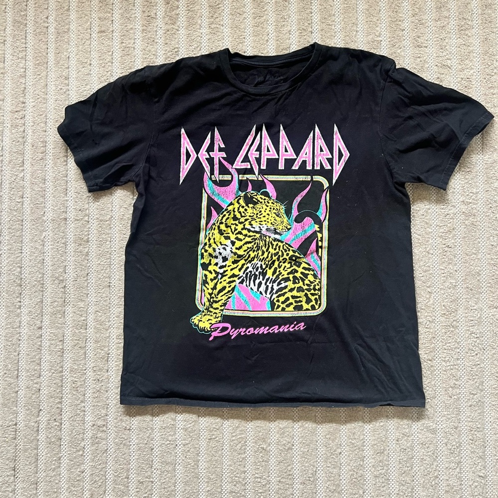 Def Leppard Pyromania Black T-Shirt